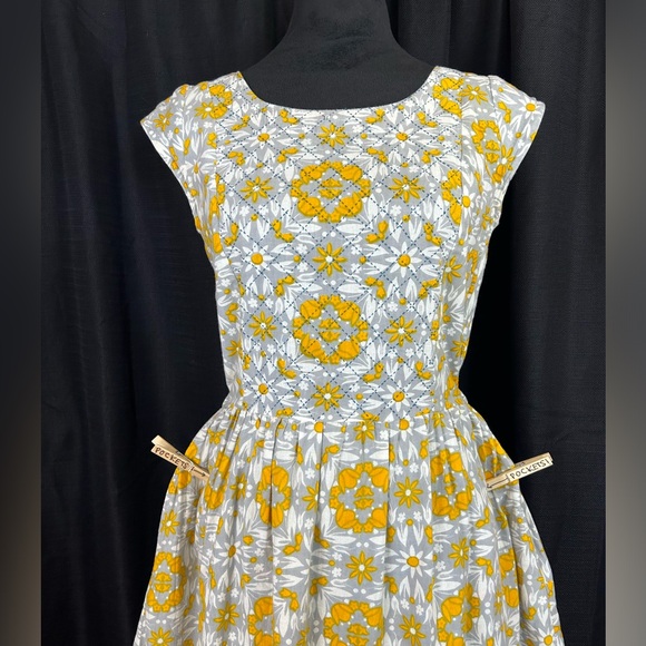 MATA TRADERS Cap Sleeve Dress with Pockets size Small L2 - Picture 7 of 10